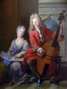 Jjean-Marc nattier The Music Lesson oil painting reproduction